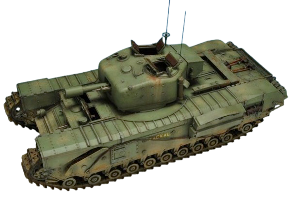 Zdjęcie dodatkowe produktu Churchill Mk.V 95mm Howitzer 1:35 AFV Club 35155