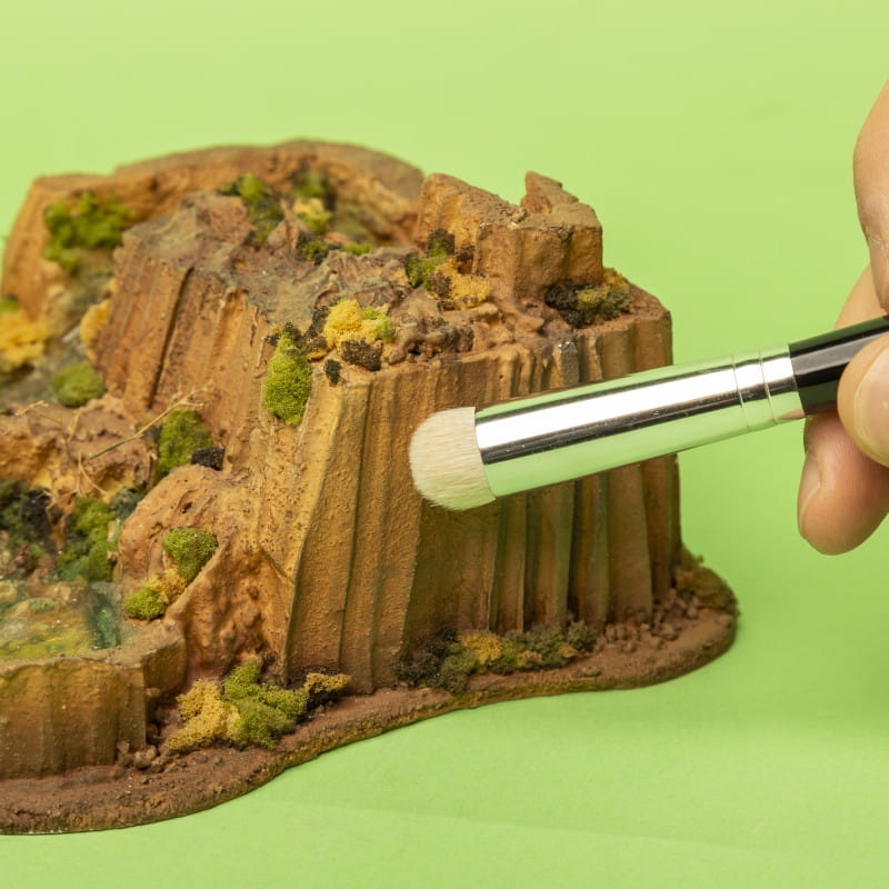 Zdjęcie dodatkowe produktu Pędzle Dry Brush (2szt) Modelcraft Shesto PPB2400-2