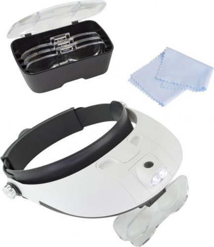 Lightcraft Pro LED Shesto head magnifying glass set LC1766