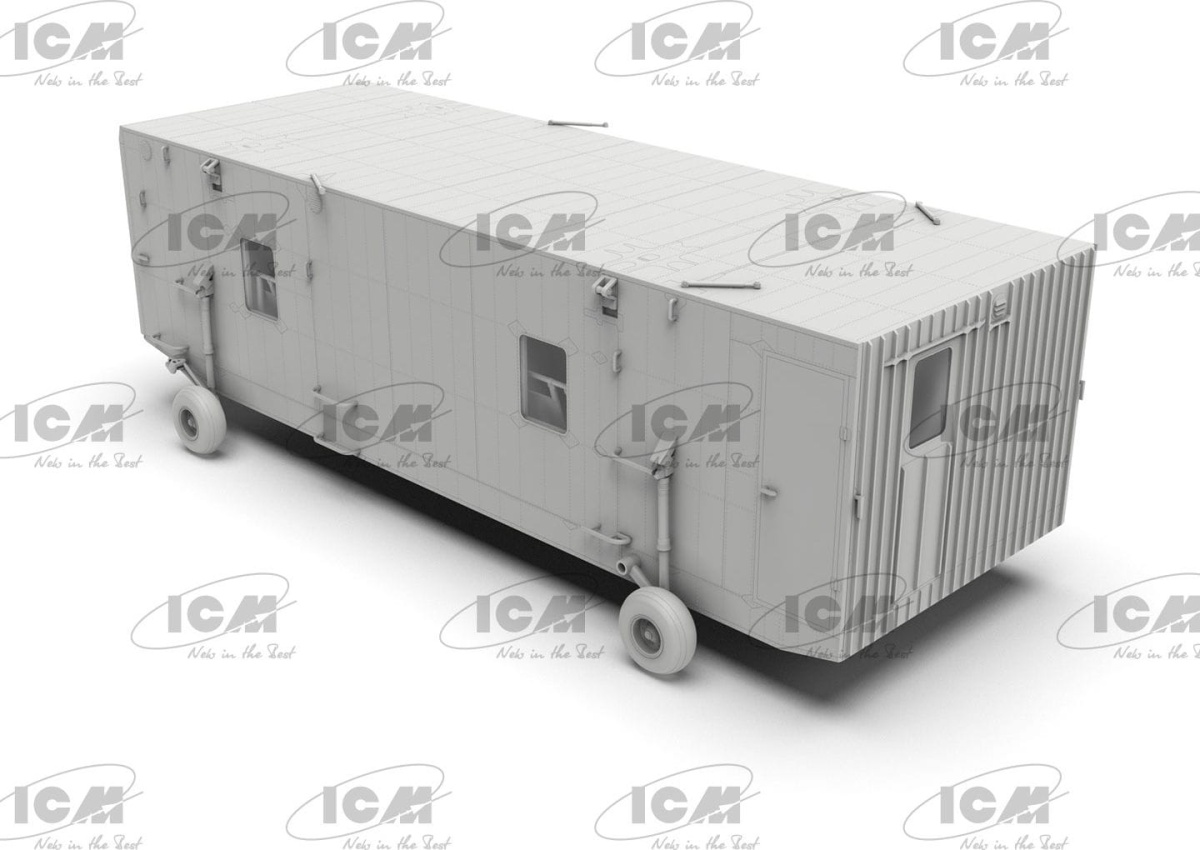 Zdjęcie dodatkowe produktu Universal Military Pod and M8A1 US Landing Mat 1:35 ICM 53201