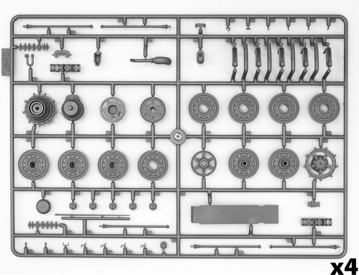Zdjęcie dodatkowe produktu Panzerwaffe Steel Cats 1:35 ICM DS3524