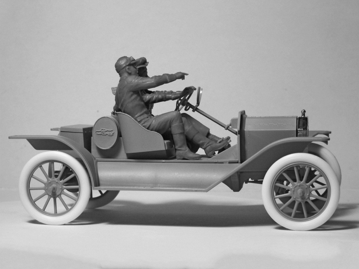 Zdjęcie dodatkowe produktu Amerykańscy Kierowcy Samochodów Sportowych (1910) 1:24 ICM 24014