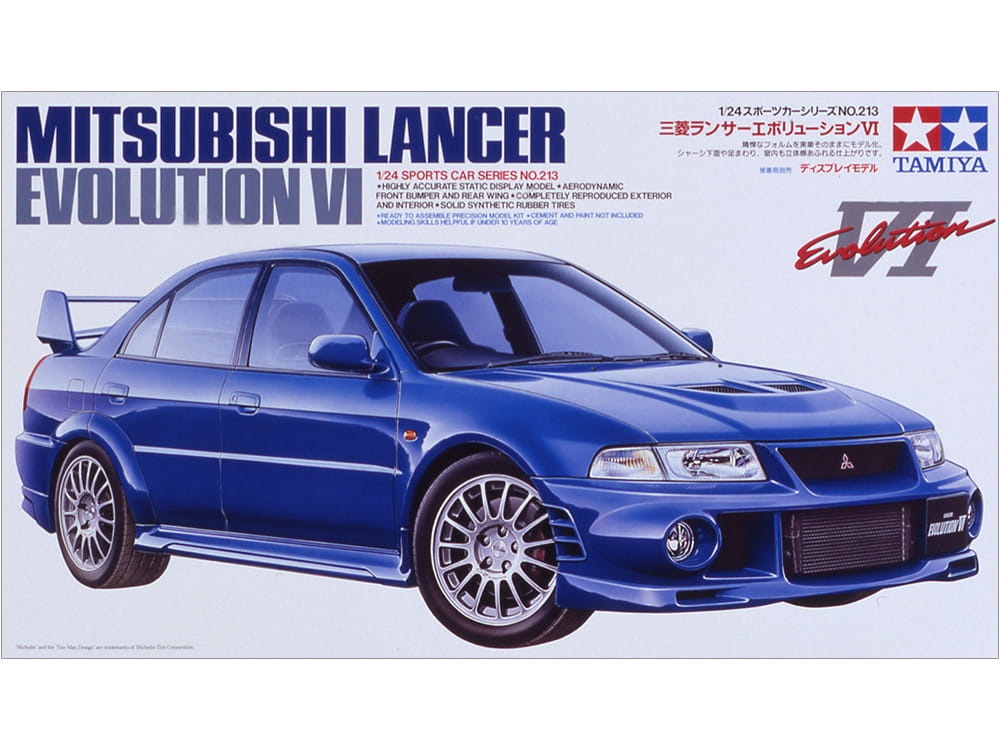 Zdjęcie dodatkowe produktu Mitsubishi Lancer Evolution VI 1:24 Tamiya 24213