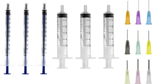 Modelcraft Shesto POL1015 15-Piece Syringe and Applicator Set