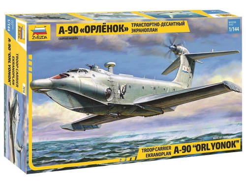 A-90 Orlyonok Troop Carrier Ekranoplan 1:144 Zvezda 7016
