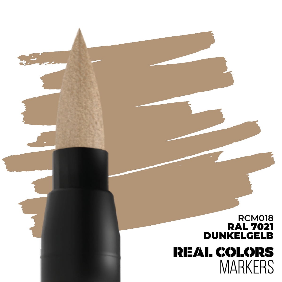 Zdjęcie dodatkowe produktu Dunkelgelb RAL7028 Marker Real Color AK Interactive RCM018