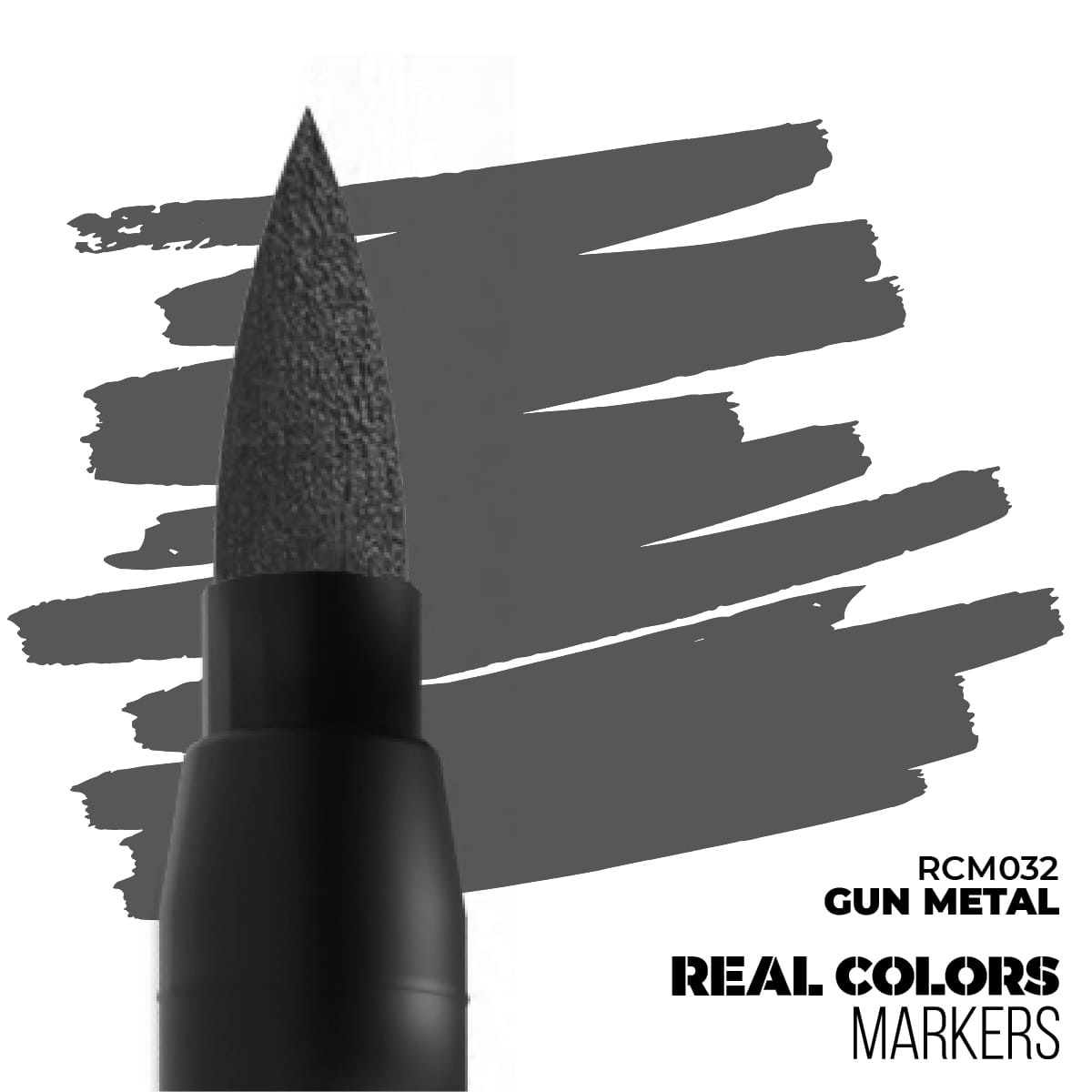 Zdjęcie dodatkowe produktu Gun Metal Real Color Marker AK Interactive RCM032