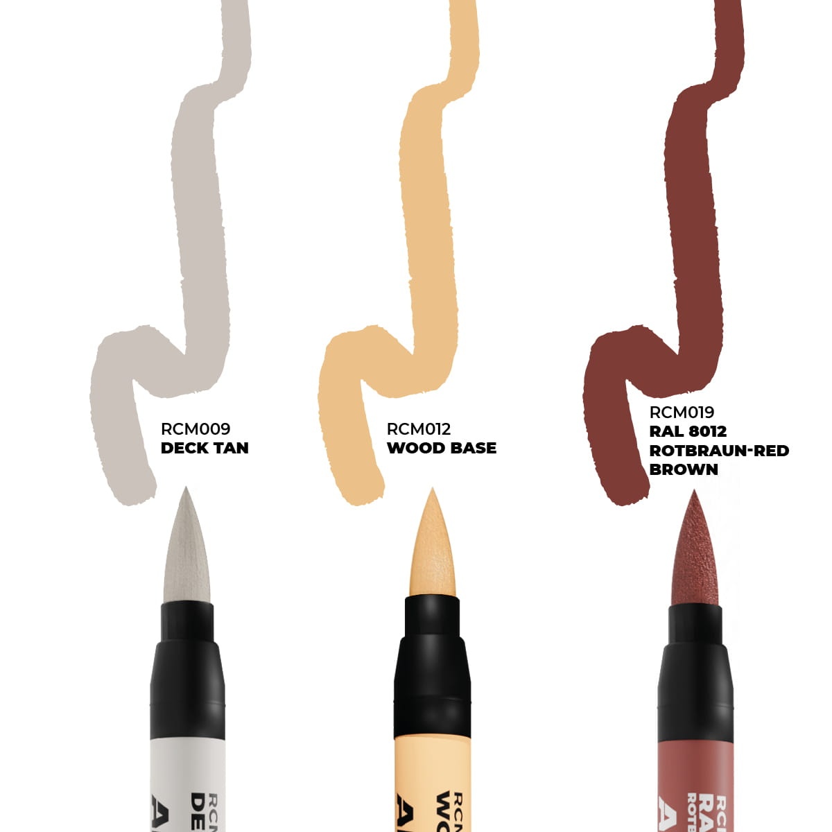 Zdjęcie dodatkowe produktu SHIPS AND DECKS Real Color Markers AK Interactive RCM104