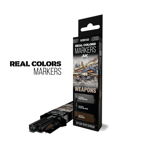 WEAPONS Real Color Markers AK Interactive RCM103
