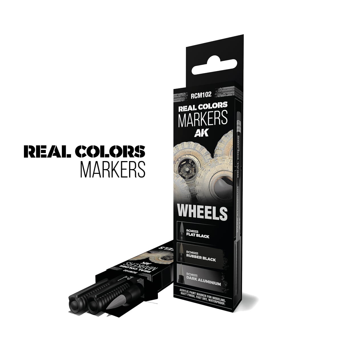 Zdjęcie główne produktu WHEELS Real Color Markers AK Interactive RCM102