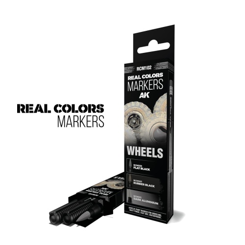 WHEELS Real Color Markers AK Interactive RCM102