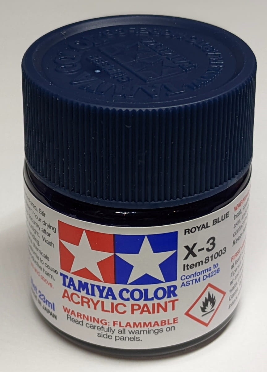 Zdjęcie główne produktu Tamiya 81003 X-3 Royal Blue Farba 23ml X3 Acrylic