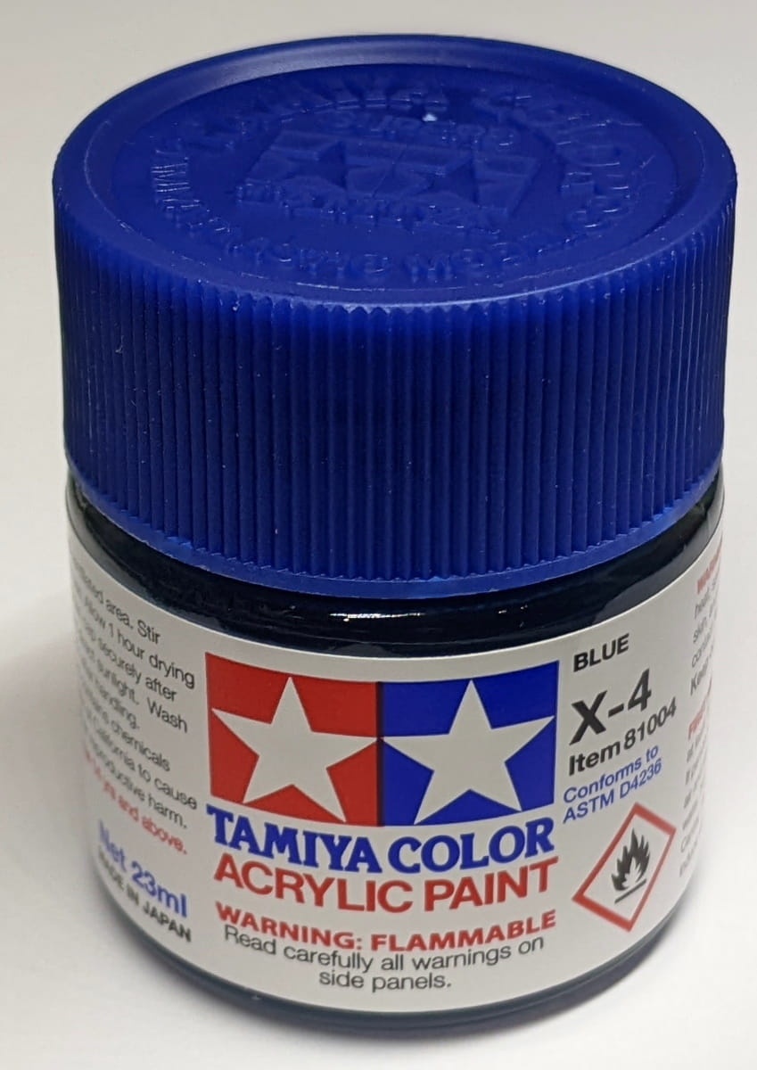 Zdjęcie główne produktu Tamiya 81004 X-4 Blue Farba 23ml X4 Acrylic