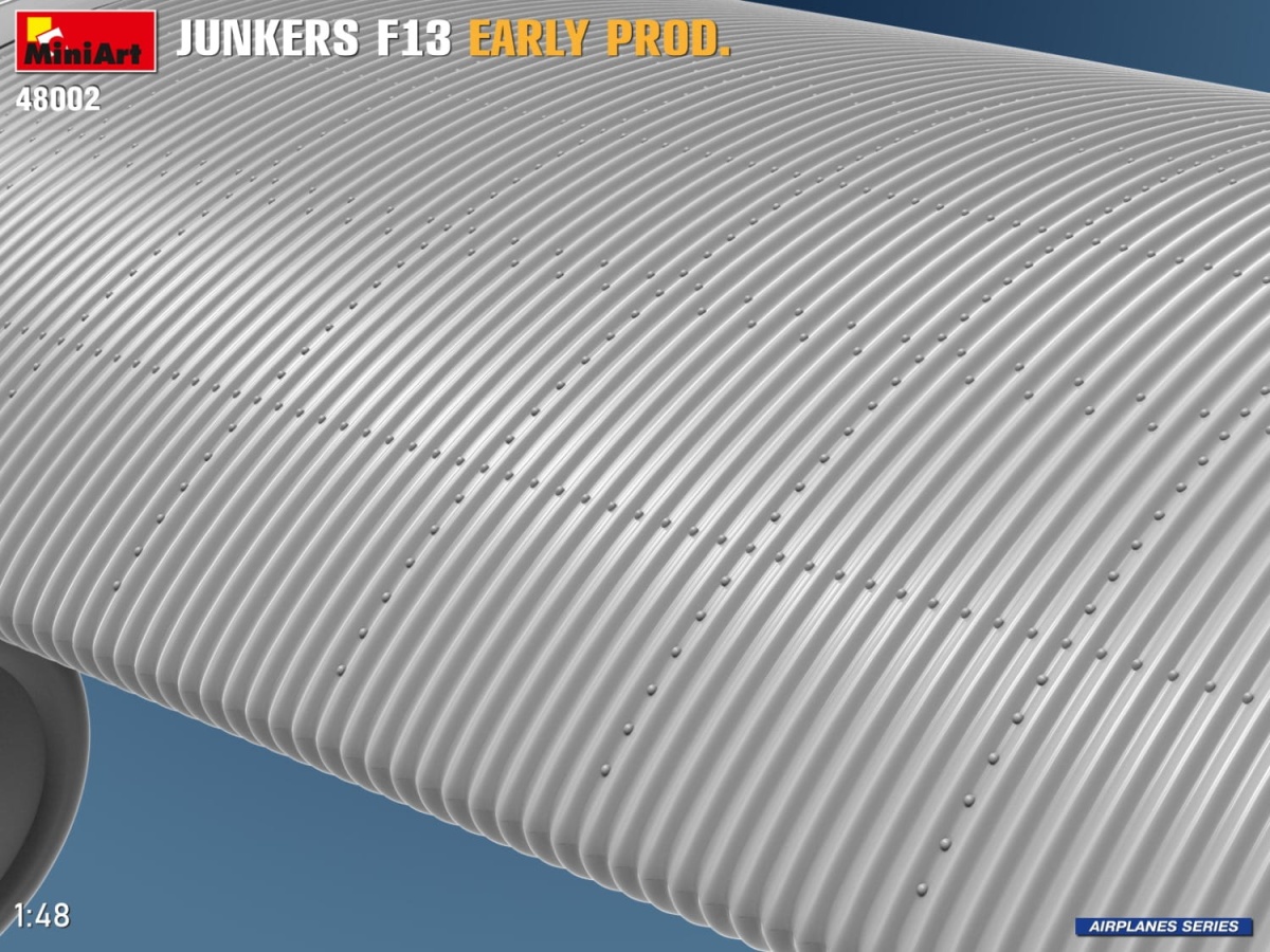 Zdjęcie dodatkowe produktu Junkers F13. Wczesna Produkcja 1:48 MiniArt 48002