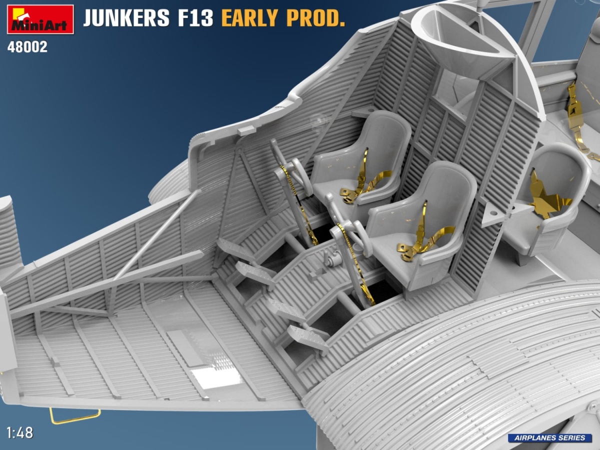 Zdjęcie dodatkowe produktu Junkers F13. Wczesna Produkcja 1:48 MiniArt 48002