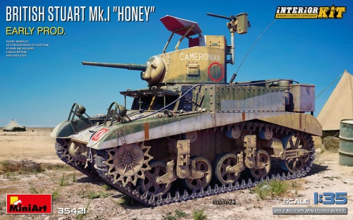British Stuart Mk.I Honey Early Prod. Interior Kit 1:35 MiniArt 35421