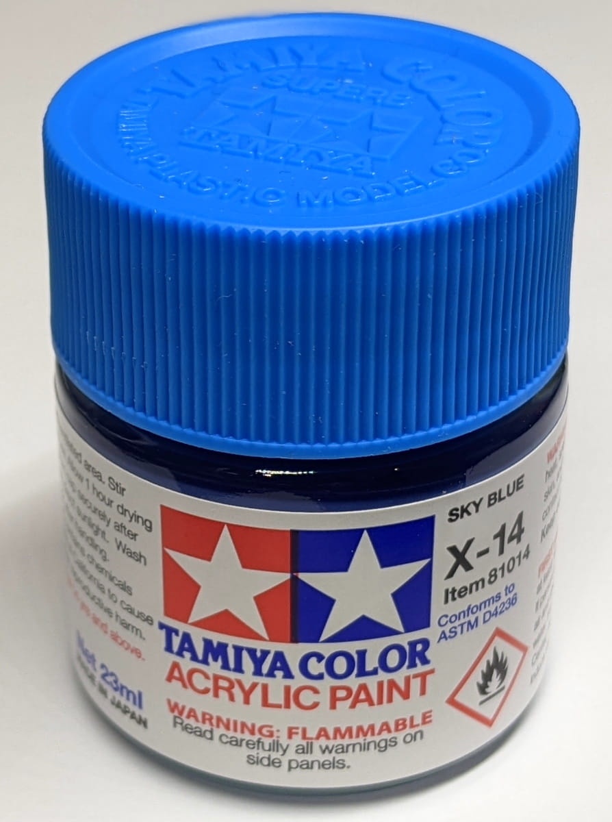 Zdjęcie główne produktu Tamiya 81014 X-14 Sky Blue Farba 23ml X14 Acrylic