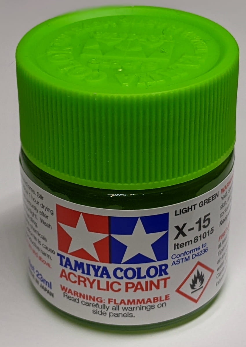 Zdjęcie główne produktu Tamiya 81015 X-15 Light Green Farba 23ml X15 Acrylic