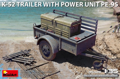 K-52 Trailer With Pe-95 Aggregate 1:35 MiniArt 35426