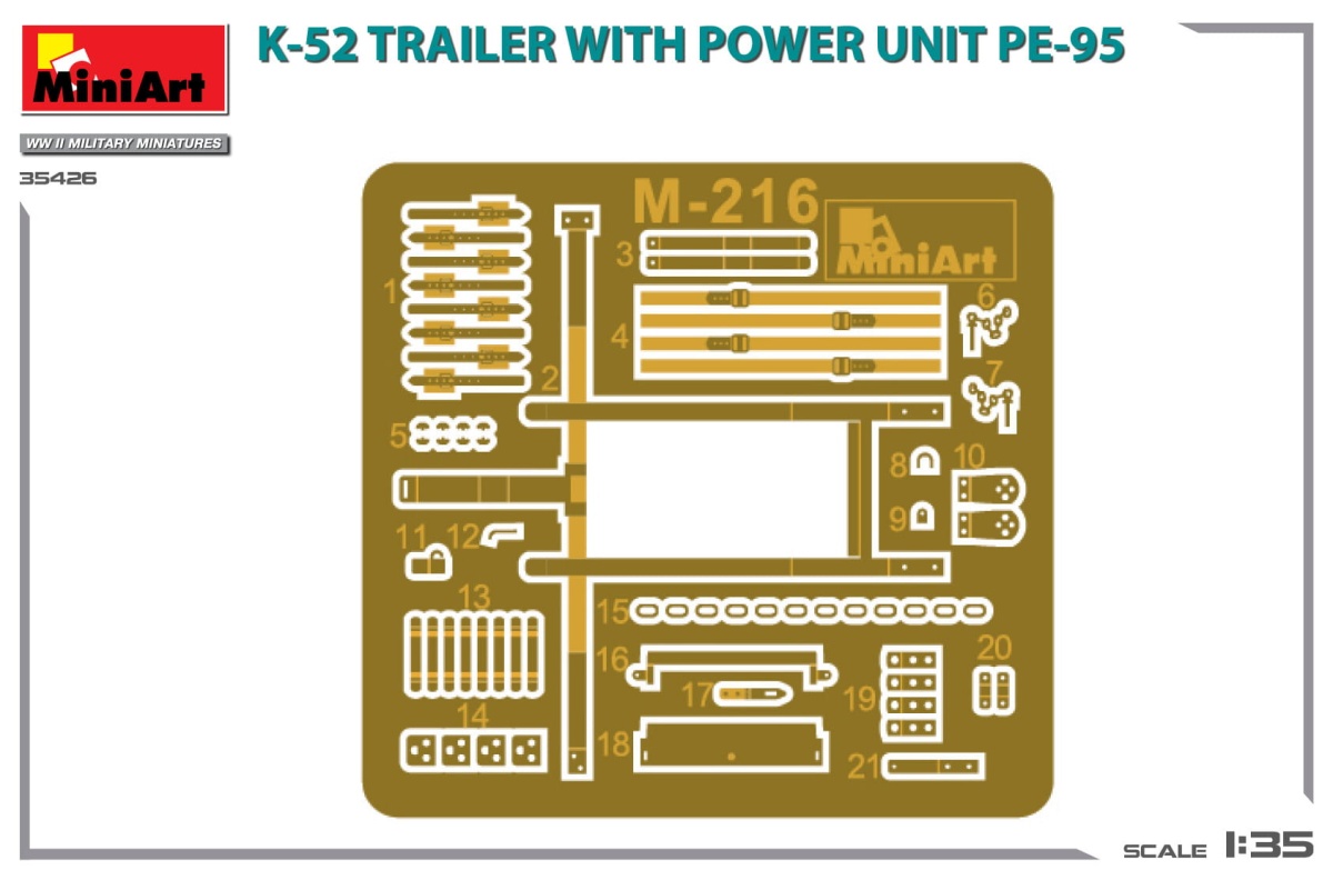Zdjęcie dodatkowe produktu Przyczepa K-52 Z Agregatem Pe-95 1:35 MiniArt 35426