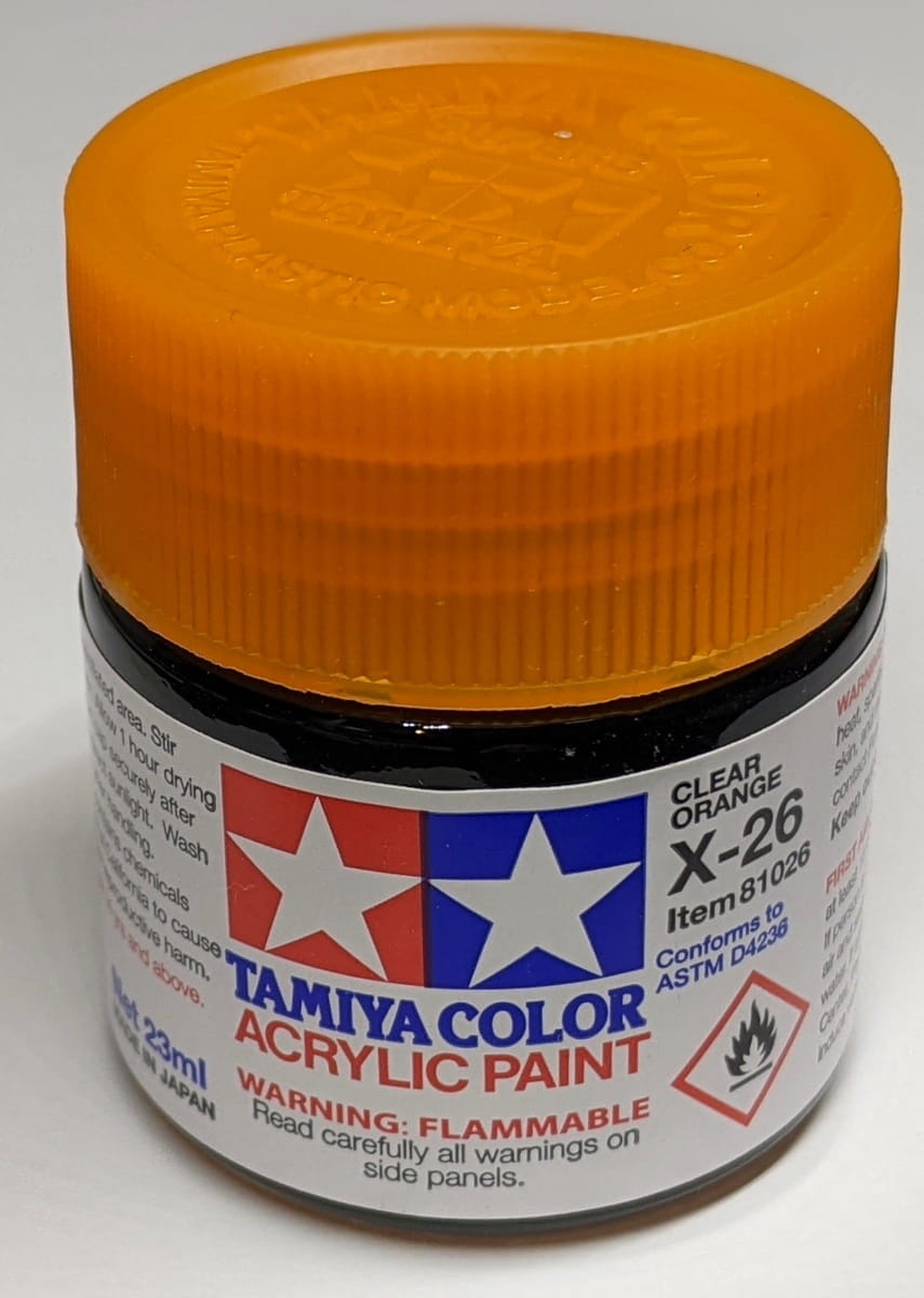 Zdjęcie główne produktu Tamiya 81026 X-26 Clear Orange Gloss 23ml X26 Acrylic
