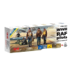 Zdjęcie główne produktu Zestaw farb akrylowych dla pilotów RAF z czasów II wojny światowej ICM 3033