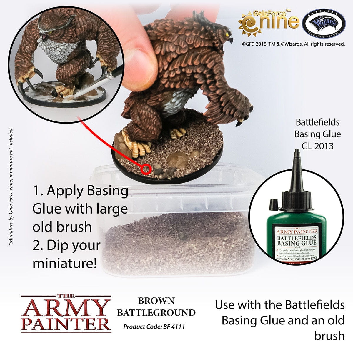 Zdjęcie dodatkowe produktu Battlefield Basing: Brown Battleground - The Army Painter