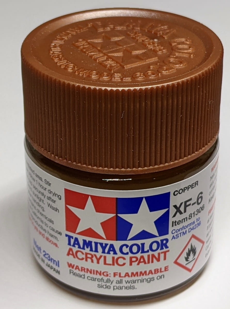 Zdjęcie dodatkowe produktu Tamiya 81306 XF-6 Copper Farba 23ml XF6 Acrylic