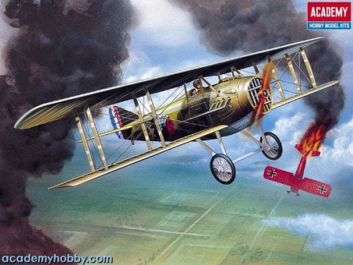 Spad XIII WWI Fighter 1:72 Academy 12446