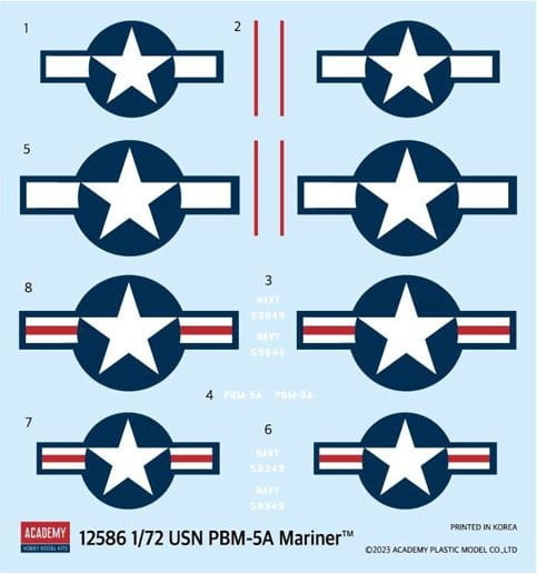 Zdjęcie dodatkowe produktu US Navy PBM5A Mariner (RAAF PBM-3S) 1:72 Academy 12586