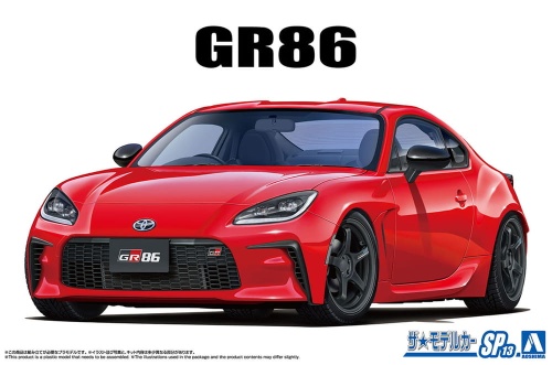 Toyota GR86 ZN8 (Custom Wheel) ƒ'21 1:24 Aoshima 06421