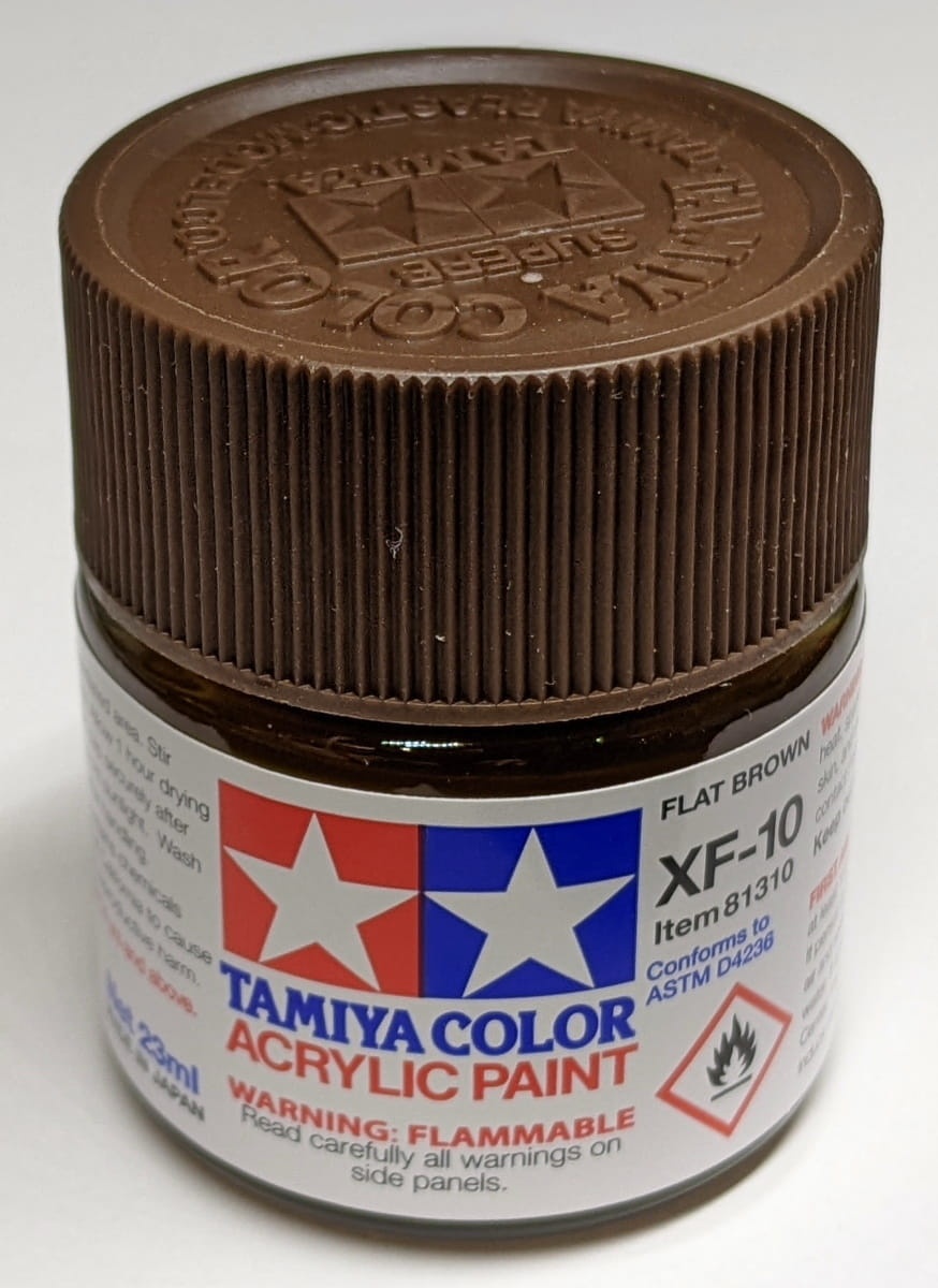 Zdjęcie dodatkowe produktu Tamiya 81310 XF-10 Flat Brown Farba 23ml XF10 Acrylic