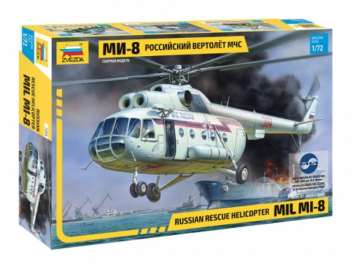 Mil Mi-8 Russian Helicopter 1:72 Zvezda 7254