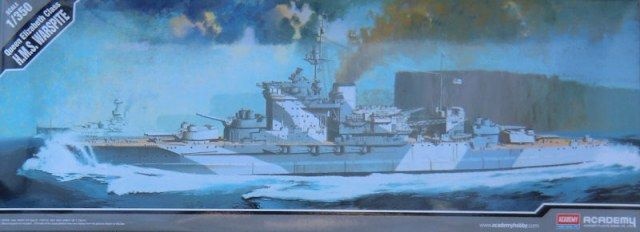 Zdjęcie dodatkowe produktu HMS Warspite 1942 1:350 Academy 14105