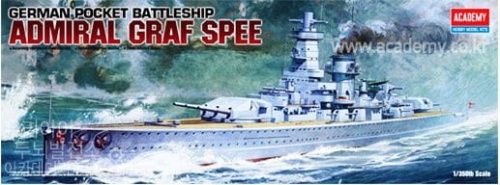 German Pocket Battleship Admiral Graf Spee 1:350 Academy 14103