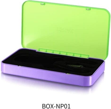 Case/box (purple and green) for modeling pliers DSPIAE BOX NP01 56748