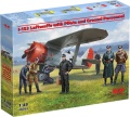 Zdjęcie dodatkowe produktu I-153 Luftwaffe z pilotami i personelem naziemnym 1:48 ICM 48094