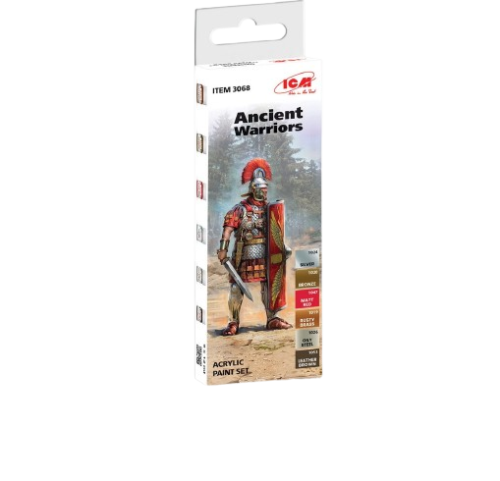 Acrylic Paint Set for Ancient Warriors ICM 3068