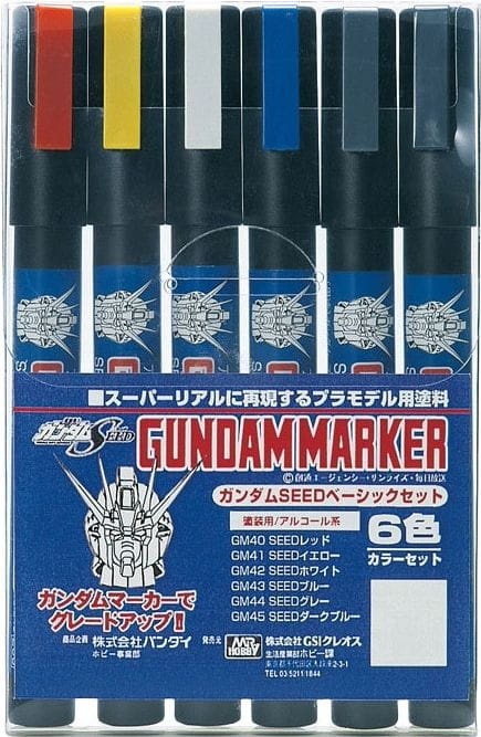Zdjęcie główne produktu Gundam Marker Seed Basic Set Mr. Hobby GMS109