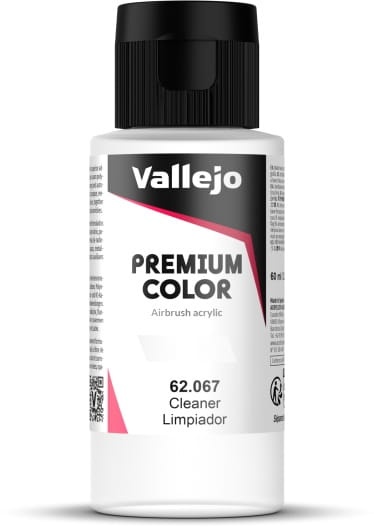 Zdjęcie główne produktu Płyn do czyszczenia aerografu 60ml Vallejo 62067 Airbrush Cleaner Premium