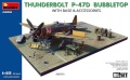 Zdjęcie główne produktu Thunderbolt P-47D Bubbletop z podstawą i akcesoria. Duży Zestaw 1:48 MiniArt 48018