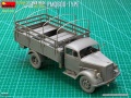 Zdjęcie dodatkowe produktu Niemiecka Ciężarówka 3t Cargo Truck 3,6-36s Mid Prod. Typ Pmq600 1:35 MiniArt 35449