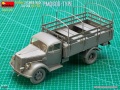 Zdjęcie dodatkowe produktu Niemiecka Ciężarówka 3t Cargo Truck 3,6-36s Mid Prod. Typ Pmq600 1:35 MiniArt 35449