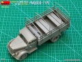 Zdjęcie dodatkowe produktu Niemiecka Ciężarówka 3t Cargo Truck 3,6-36s Mid Prod. Typ Pmq600 1:35 MiniArt 35449