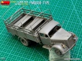 Zdjęcie dodatkowe produktu Niemiecka Ciężarówka 3t Cargo Truck 3,6-36s Mid Prod. Typ Pmq600 1:35 MiniArt 35449