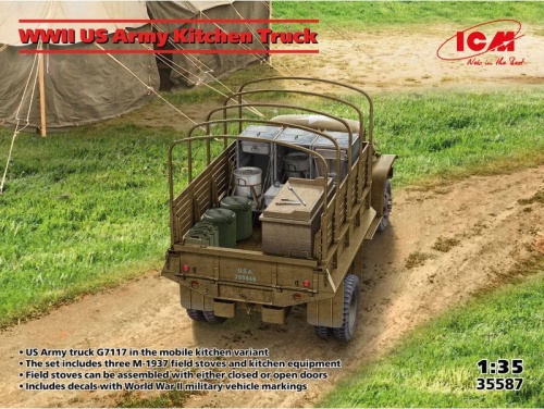 U.S. Army kitchen truck from World War II 1:35 ICM 35587