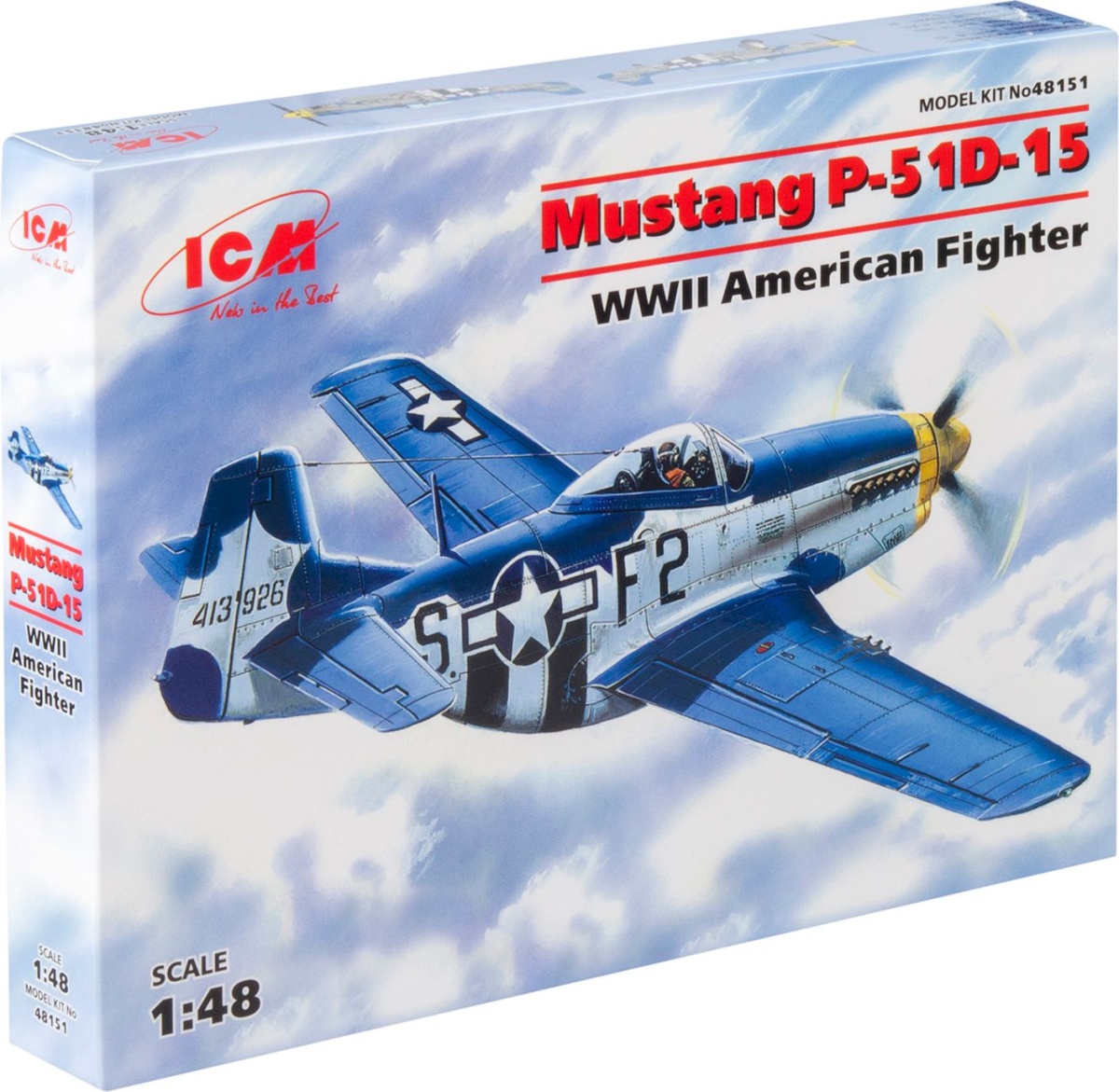 Zdjęcie dodatkowe produktu Mustang P-51D-15 1:48 ICM 48151