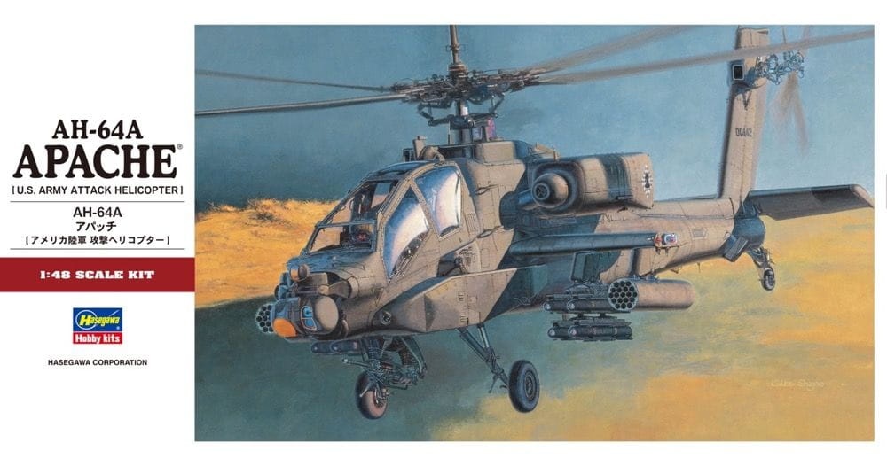 Zdjęcie główne produktu AH-64A Apache 1:48 Hasegawa PT24