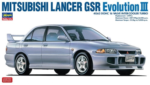 Mitsubishi Lancer GSR Evolution III 1:24 Hasegawa 20708