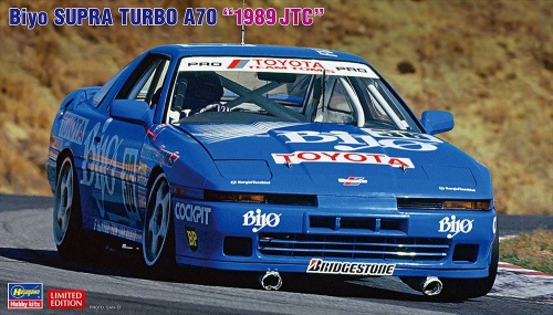Toyota Supra Turbo A70 Biyo 1989 JTC 1:24 Hasegawa 20519